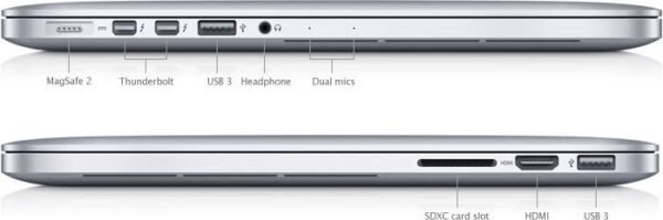 macbook pro 2012 13inch ports info
