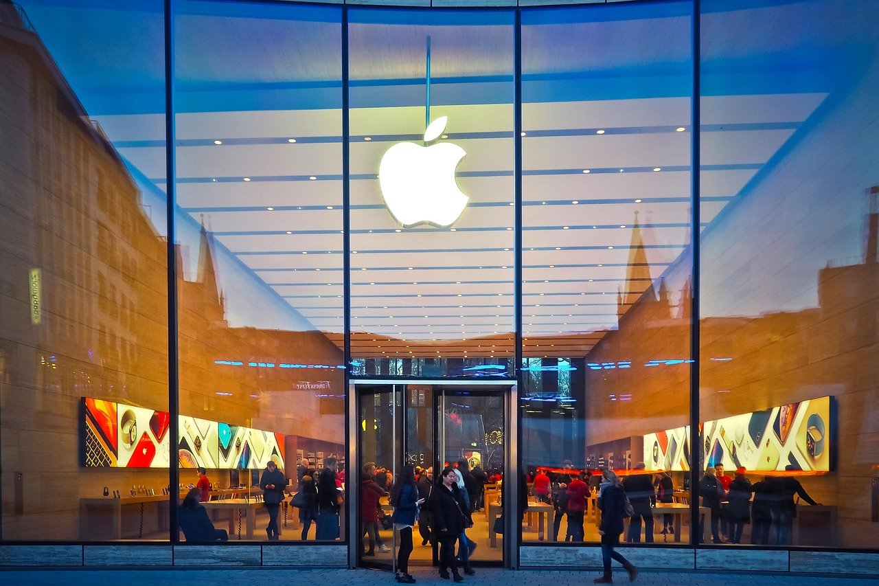 architecture, business, building, city, modern, downtown, cityscape, glass, exterior view, night, reflection, window, people, girl, woman, logo, sale, load, apple, computer, store, business, logo, logo, logo, store, store, store, store, store